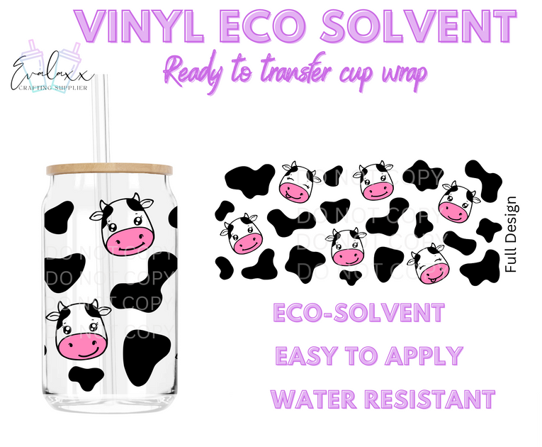 Baby Cow Print Vinyl Can Wrap – Evalaxx