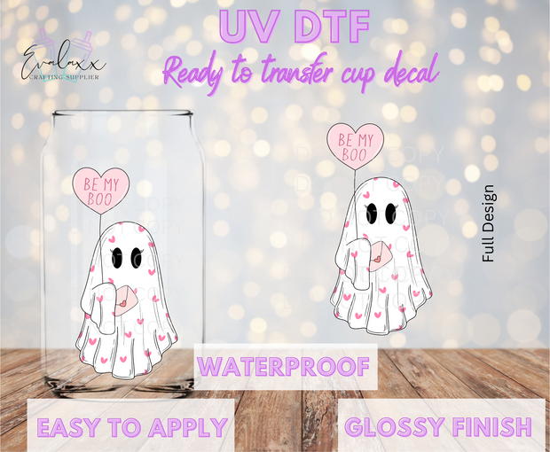 Be my Boo UV DTF Cup Decal