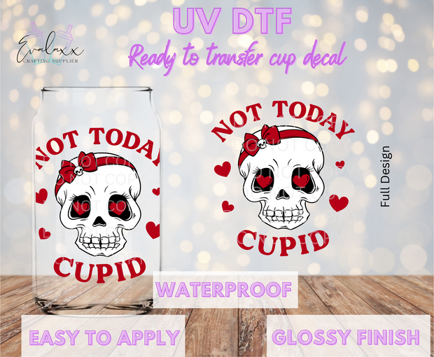 No Today UV DTF Cup Decal