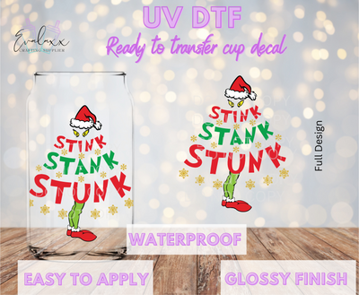 Stink Stank Stunk UV DTF Cup Decal