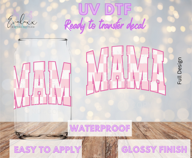 Mama UV DTF Cup Decal