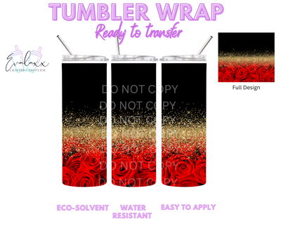 Roses Tumbler Wrap
