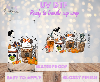 Not so scary halloween UV DTF Cup Wrap