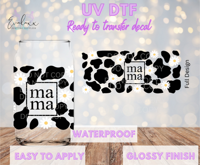 Cow MAMA UV DTF Cup Wrap