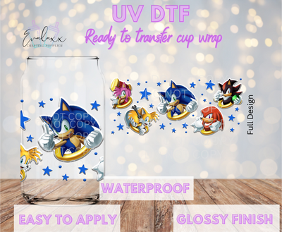 Sonic UV DTF Cup Wrap
