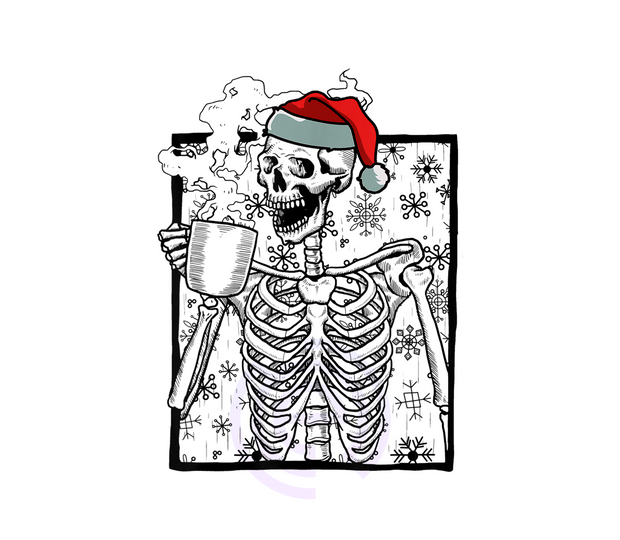 Christmas Skeleton Coffee