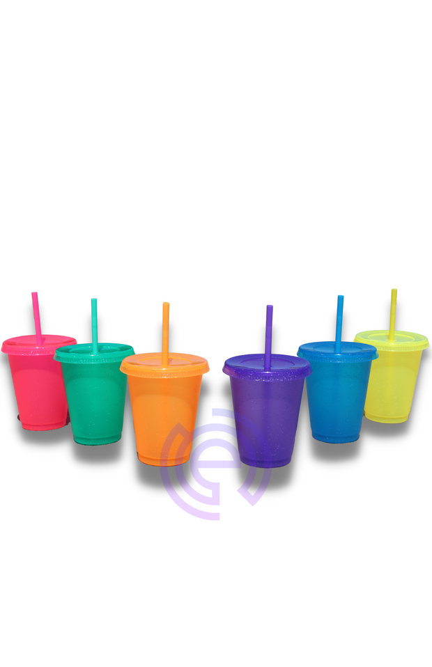 Mini Summer Glitter Cup Set