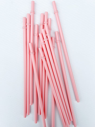 Pink Straw 10 1/2inch